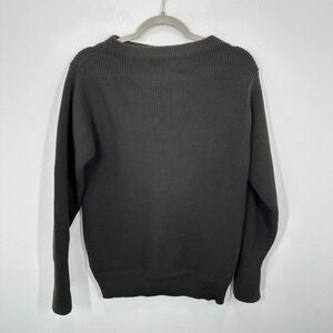 ANDERSEN ANDERSEN Sailor Crewneck 100% Merino Wool Sweater Mens Dark Brown